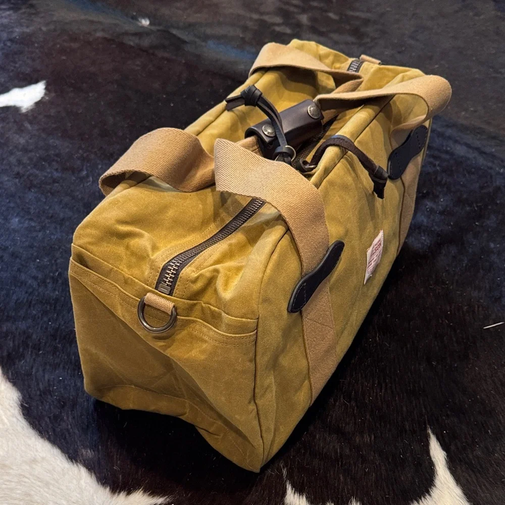 NWT Filson Tin Cloth Small Duffle Waxed Canvas